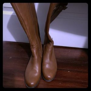 Naturalizer leather wide calf boots